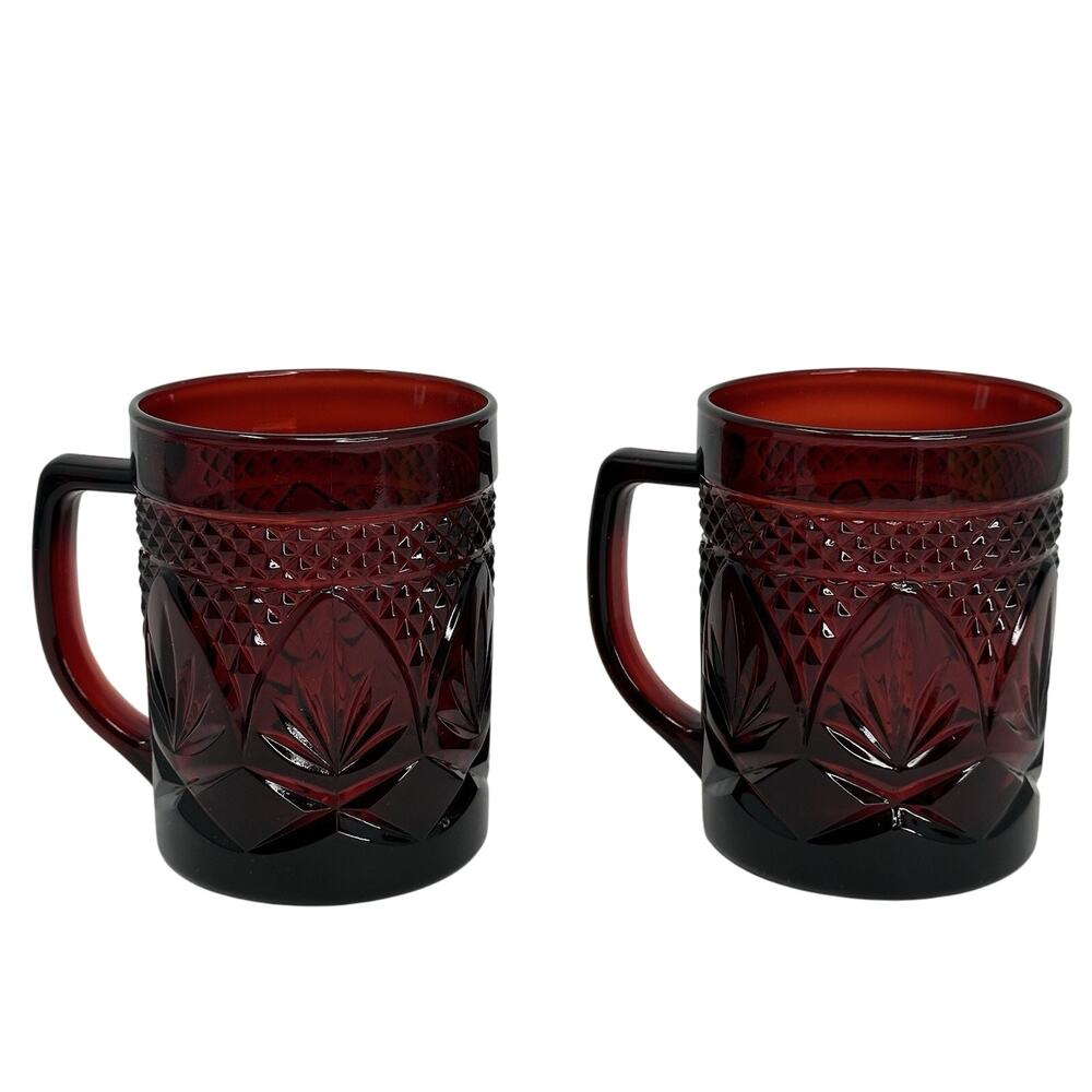 Luminarc Cristal D' Arques Durand Antique Ruby - Coffee Tea Mug